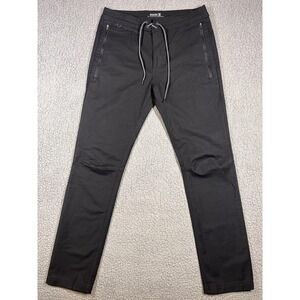 Roark Layover Pants Mens Size 31 Black Stretch Hiking Ventilated Drawstrings
